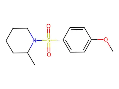 1-(4-Methoxy-benzenesulfonyl)-2-methyl-piperidine structure