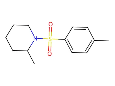 2-Methyl-1-(4-methylphenyl)sulfonylpiperidine structure
