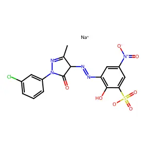 C.I. Mordant Orange 4, monosodium salt structure