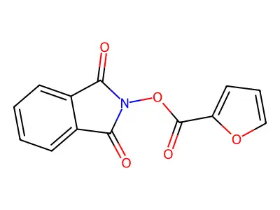 2-[(furan-2-ylcarbonyl)oxy]-1H-isoindole-1,3(2H)-dione structure