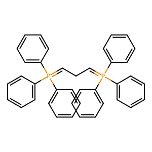 Phosphorane, 1,3-propanediylidenebis[triphenyl- structure