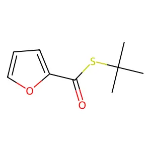 S-tert-Butyl furan-2-carbothioate structure