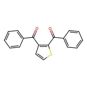 Methanone, 2,3-thienediylbis(phenyl- structure