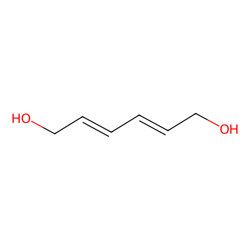 1,6-Dihydroxy-trans,trans-2,4-hexadiene structure