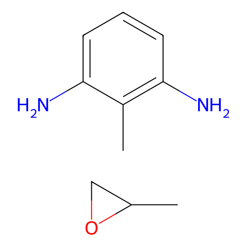 2-Methylbenzene-1,3-diamine--2-methyloxirane (1/1) structure