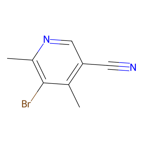 5-Bromo-4,6-dimethylnicotinonitrile structure
