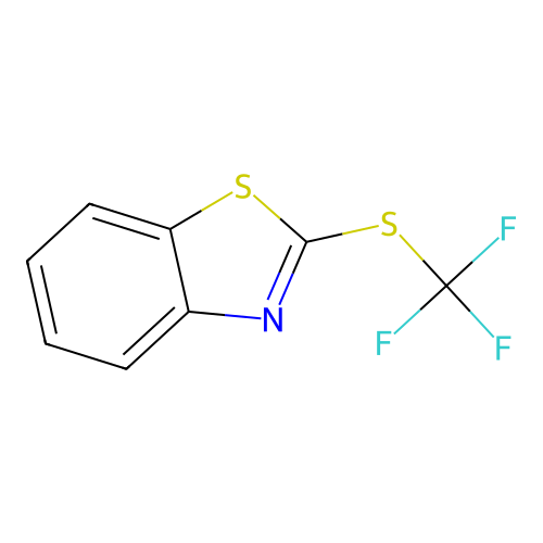 Benzothiazole, 2-[(trifluoromethyl)thio]- structure