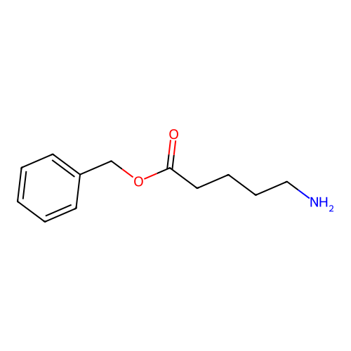 Benzyl 5-aminopentanoate structure
