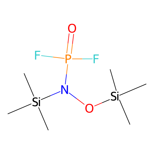 Phosphoramidic difluoride, (trimethylsilyl)[(trimethylsilyl)oxy]- structure