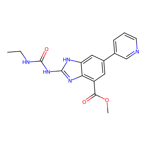 Benzimidazole urea analogue, 10 structure