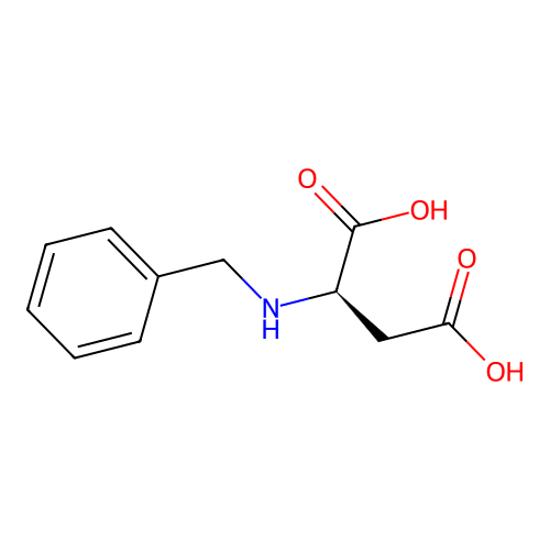 (R)-2-(Benzylamino)succinic acid structure