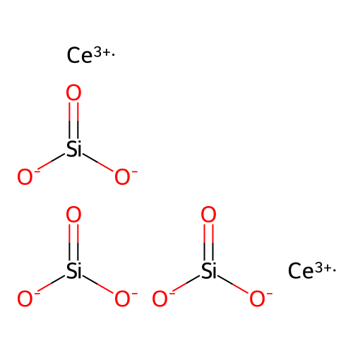 Cerium(3+) silicate(3:4) structure