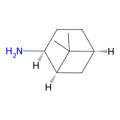 (1S-(1alpha,2beta,5alpha))-6,6-Dimethylbicyclo(3.1.1)heptan-2-amine structure