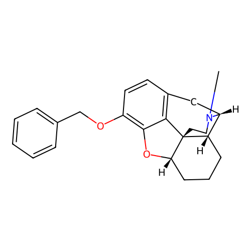 Morphinan, 3-benzyloxy-4,5-epoxy-17-methyl- structure