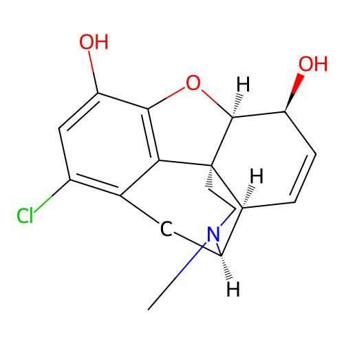 Chlorocodeine structure
