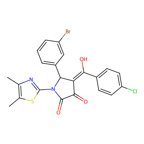 C22H16BrClN2O3S structure