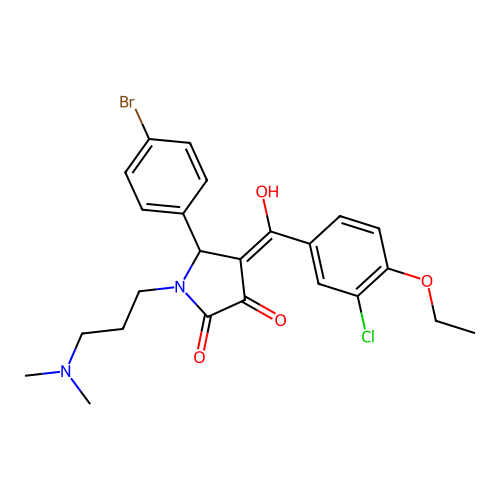 C24H26BrClN2O4 structure