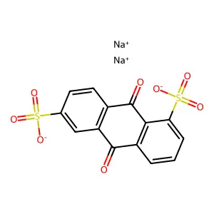 1,6-Anthracenedisulfonic acid, 9,10-dihydro-9,10-dioxo-, sodium salt (1:2) structure