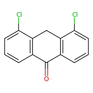 4,5-Dichloroanthracen-9(10H)-one structure