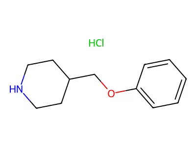 4-(Phenoxymethyl) piperidinium chloride structure