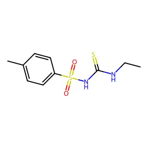1-Ethyl-3-(4-methylphenyl)sulfonylthiourea structure
