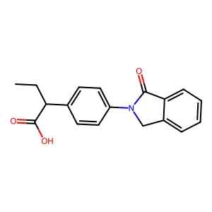 吲哚布芬 structure