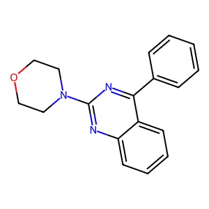 2-(Morpholin-4-yl)-4-phenylquinazoline structure