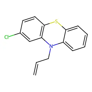 10H-Phenothiazine, 2-chloro-10-(2-propenyl)- structure