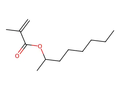 1-Methylheptyl methacrylate structure
