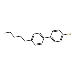 4-Bromo-4'-pentylbiphenyl structure