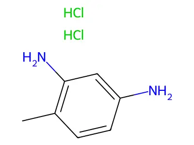 4-甲基-1,3-苯二胺二盐酸盐 structure