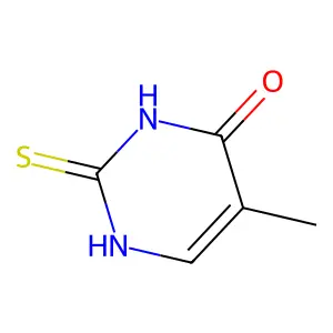 甲硫氧嘧啶 structure