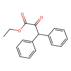 Ethyl 2-oxo-3,3-diphenyl-propanoate structure