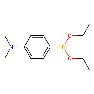 4-diethoxyphosphanyl-N,N-dimethyl-aniline structure