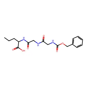 N-[(benzyloxy)carbonyl]glycylglycylnorvaline structure