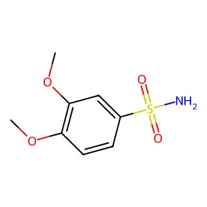 3,4-二甲氧基苯-1-磺酰胺 structure
