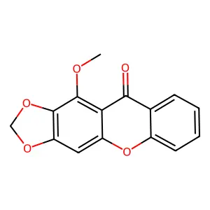 1-Methoxy-2,3-methylenedioxyxanthone structure