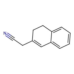 2-(3,4-二氢萘-2-基)乙腈 structure