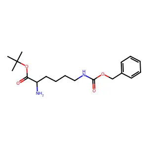 N6-[(Phenylmethoxy)carbonyl]-L-lysine 1,1-dimethylethyl ester structure
