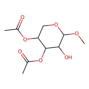Methyl3,4-Di-O-acetyl-beta-D-xylopyranoside structure