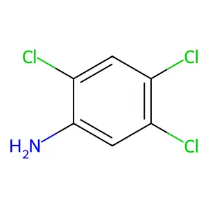 2,4,5-Trichloroaniline structure