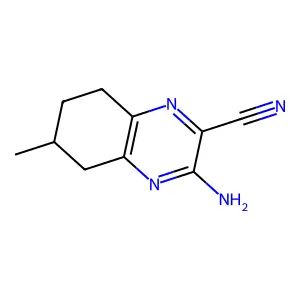 3-Amino-6-methyl-5,6,7,8-tetrahydroquinoxaline-2-carbonitrile structure