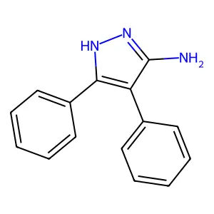 3,4-diphenyl-1H-pyrazol-5-amine structure