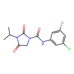 1-Imidazolidinecarboxamide, N-(3,5-dichlorophenyl)-3-(1-methylethyl)-2,4-dioxo- structure