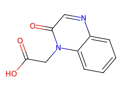 (2-oxoquinoxalin-1(2H)-yl)acetic acid structure