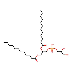 1,2-Didodecanoyl-glycero-3-phosphocholine structure
