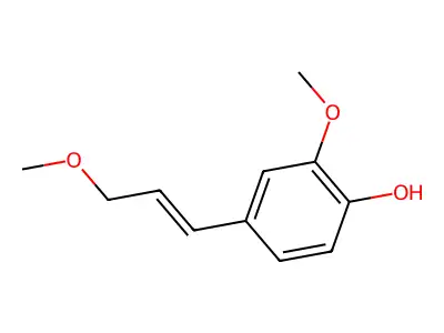 2-Methoxy-4-((1e)-3-Methoxyprop-1-En-1-Yl)phenol structure