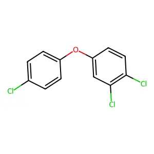 3,4,4'-Trichlorodiphenyl ether structure