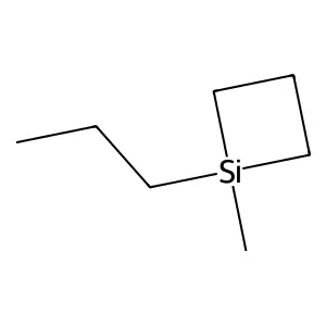 1-Methyl-1-propylsiletane structure