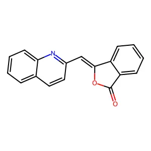 1(3H)-Isobenzofuranone, 3-(2-quinolinylmethylene)- structure